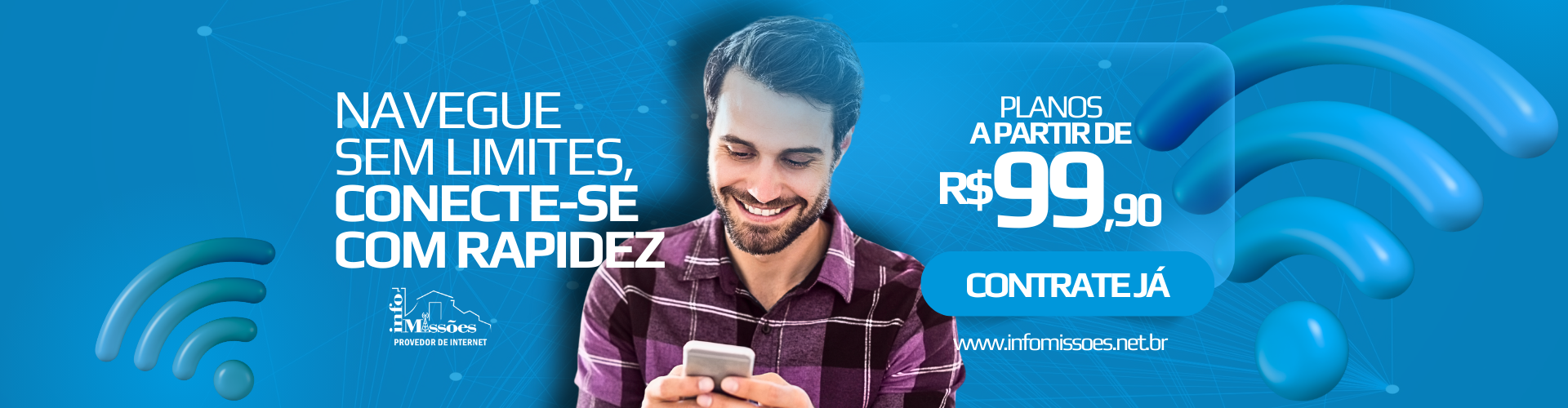 Planos Banda Larga 100% Fibra Óptica